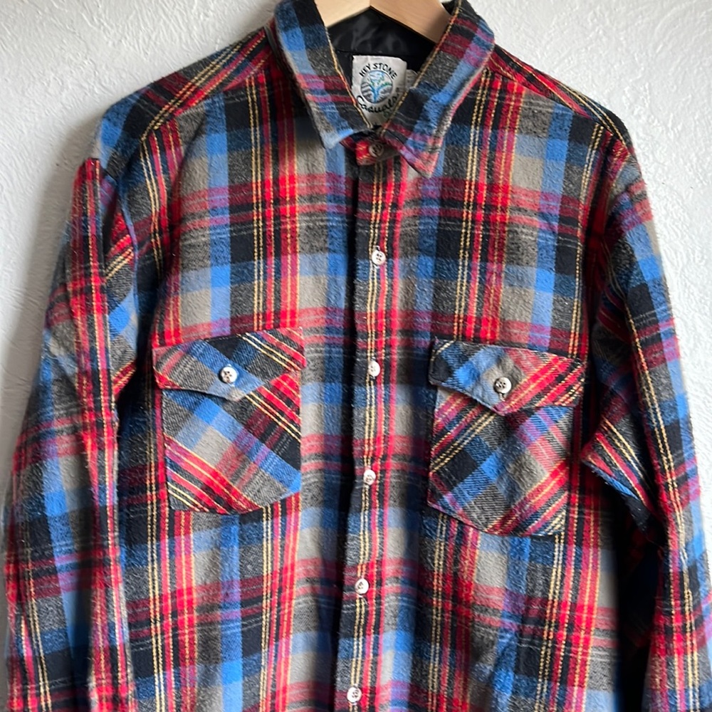 Vintage Key Brand workwear multicolor flannel size 2X